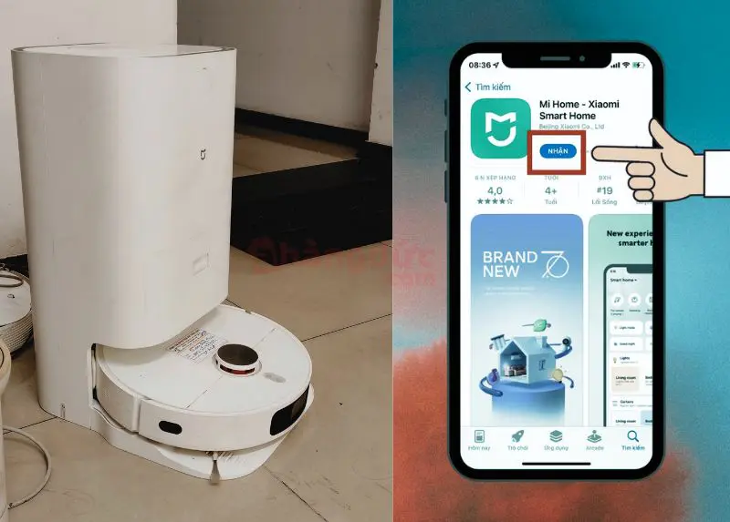 Cách cài đặt robot hút bụi Xiaomi cho người mới 13 Kết nối Robot hút bụi Xiaomi với App Mi Home và cách cài đặt