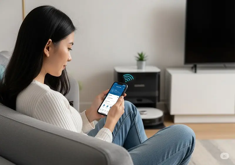 Cách cài đặt Robot hút bụi Ecovacs Deebot tại nhà từ A-Z Cùng Chuyên gia 13 Kết nối robot hút bụi lau nhà với App
