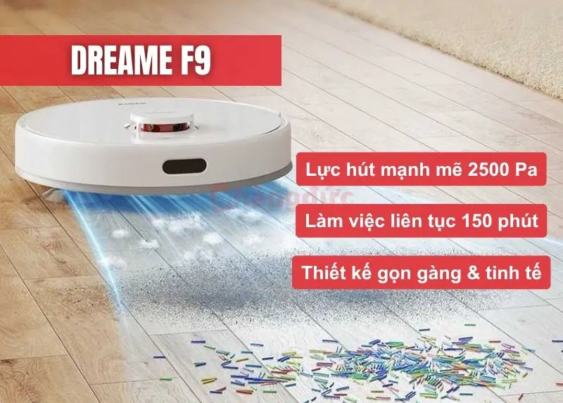 Robot hút bụi đă năng Dreame F9 giá rẻ