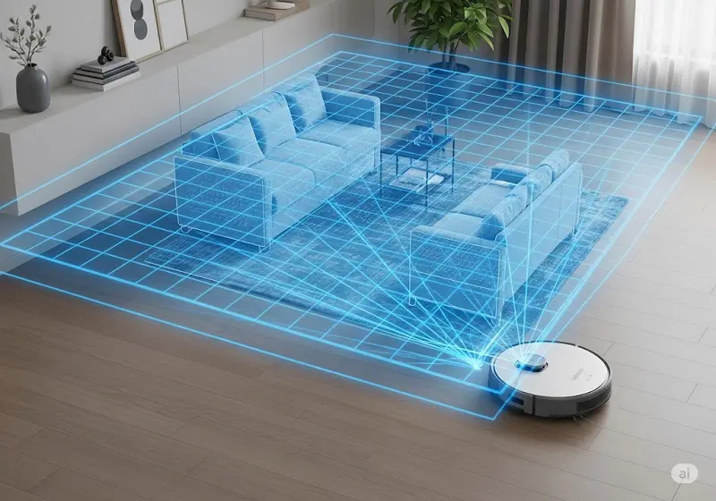 Cách cài đặt Robot hút bụi Ecovacs Deebot tại nhà từ A-Z Cùng Chuyên gia 14 Cách cài đặt robot hút bụi Ecovacs Deboot quét bản đồ