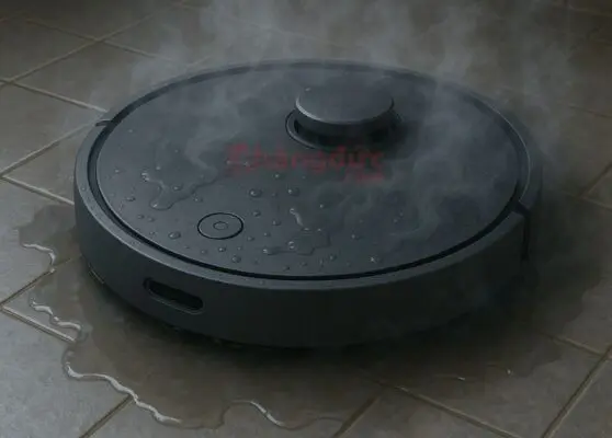 Robot hút bụi bị nước vào