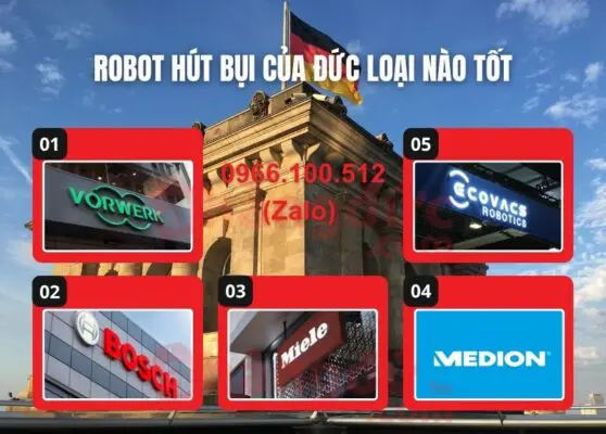 Robot hút bụi của Đức loại nào tốt