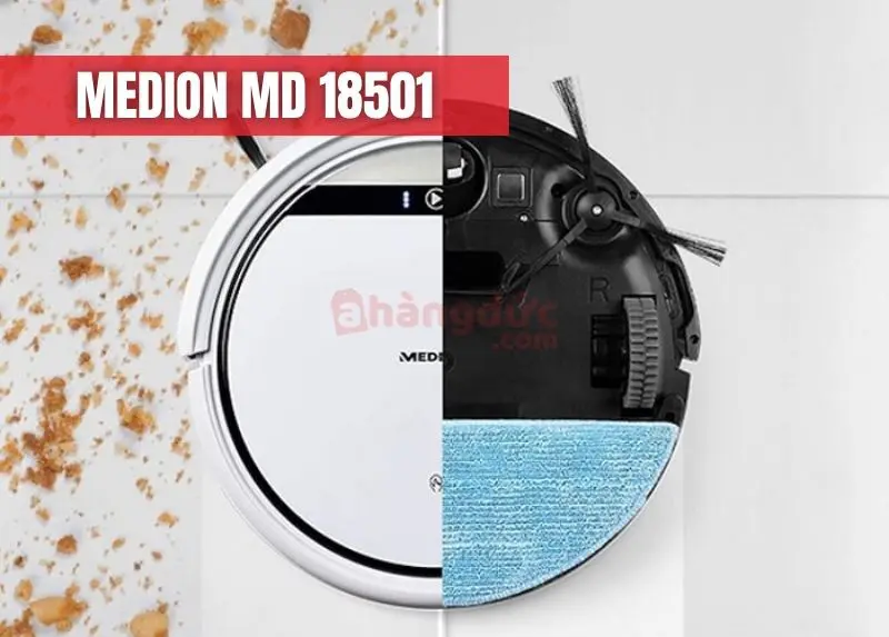 Robot hút bụi lau nhà giá rẻ Medion MD 18501