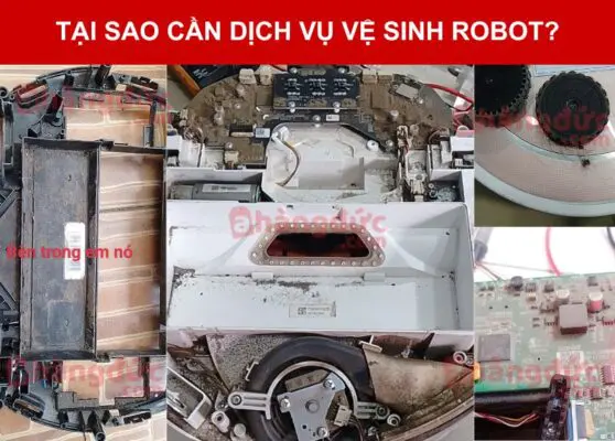 Tại sao cần dịch vụ vệ sinh robot hút bụi chuyên nghiệp