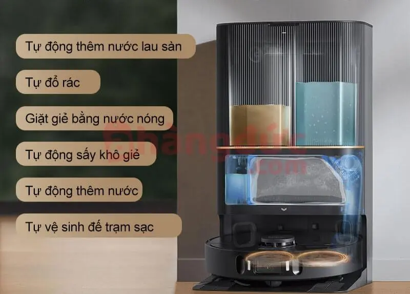 Robot hút bụi đắt nhất thế giới: Khi 100 triệu chỉ để mua một "con sen" 9 Trạm sạc "All-in-One"