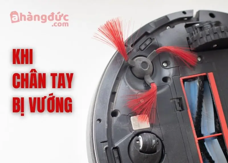 Robot hút bụi báo đèn đỏ: Đừng vội gọi thợ, đây là cách bạn tự cứu nguy 9 Khi chân tay bị vướng