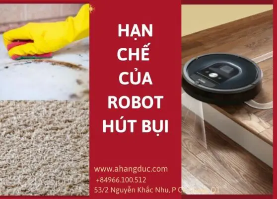 Hạn chế của robot hút bụi