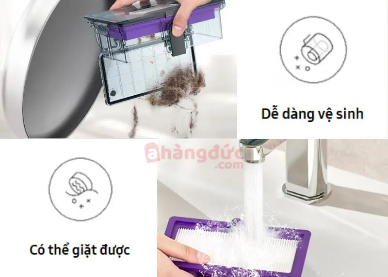 Hướng dẫn sử dụng robot hút bụi samsung vr05r5050wk sv: "Kích hoạt" quản gia công nghệ của bạn! 8 Cách vệ sinh robot hút bụi samsung