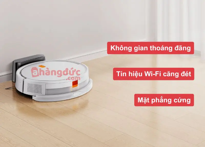 Hướng dẫn sử dụng robot hút bụi xiaomi vacuum e5: Biến "cục nợ" thành trợ thủ đắc lực! 6 Những điểm lưu ý khi đặt dock sạc cho bé cưng