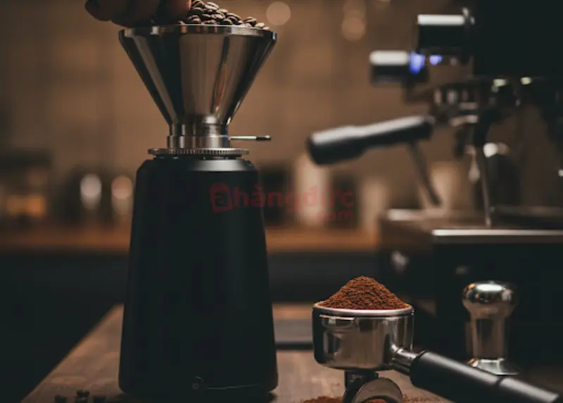 Cà phê pha máy là gì? Giải mã bí mật đằng sau ly espresso chuẩn vị Ý 12 Linh hồn của ly cà phê nằm ở hạt. Việc chọn hạt rang mộc và xay đúng độ mịn ngay trước khi pha là chìa khóa cho một shot espresso hoàn hảo.