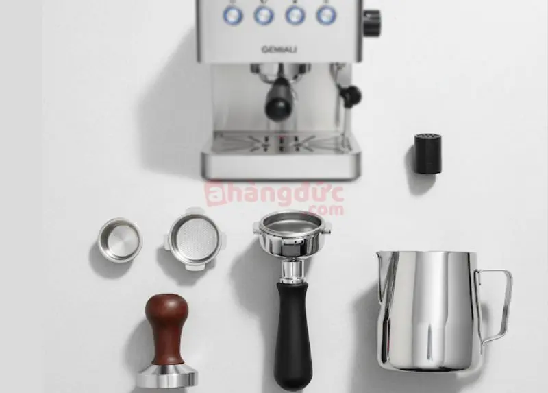 Hướng dẫn sử dụng máy pha cà phê gemilai toàn tập: Từ 'gà mờ' thành barista tại gia 9 Làm quen với 'bộ đồ nghề': Hiểu rõ từng linh kiện là bước đầu tiên để trở thành một barista tại gia.