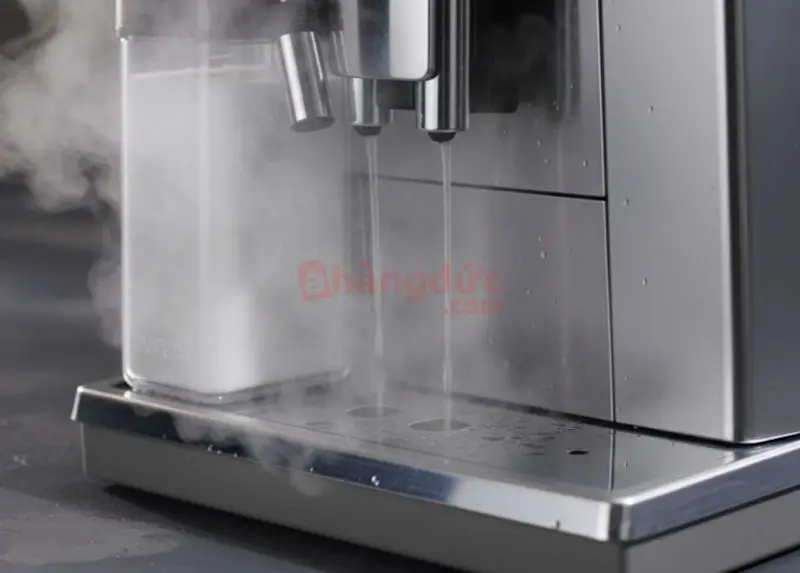 Vệ sinh máy pha cà phê Delonghi: Spa máy theo hướng dẫn Video 7 Luôn xả nước đầu group trước và sau khi pha để làm sạch bã cà phê còn sót lại.