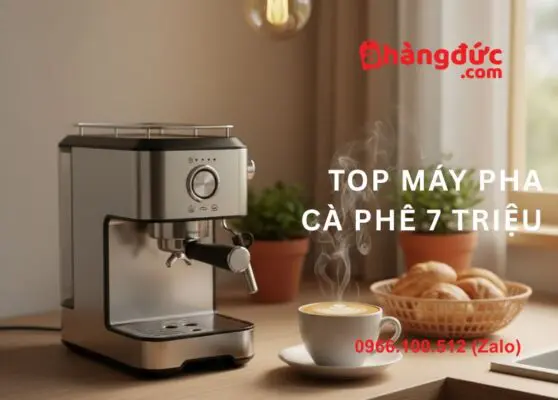Biến góc bếp thành quán cà phê yêu thích của bạn chỉ với một chiếc máy pha cà phê 7 triệu.
