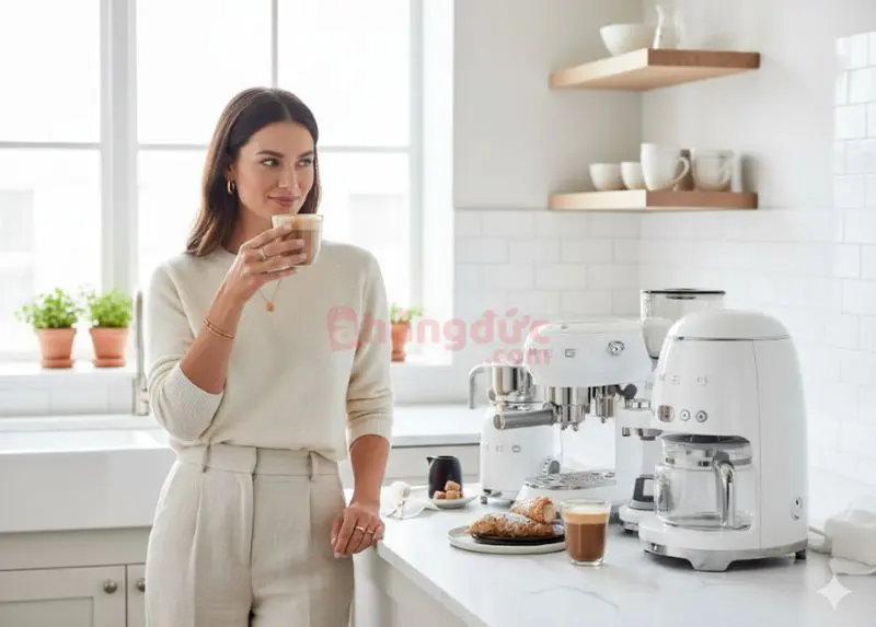 Máy pha cà phê smeg có tốt không? Lời hồi đáp cho siêu phẩm thiết kế từ ý 13 Dành cho những ai yêu cái đẹp và xem gian bếp là nơi thể hiện phong cách sống.