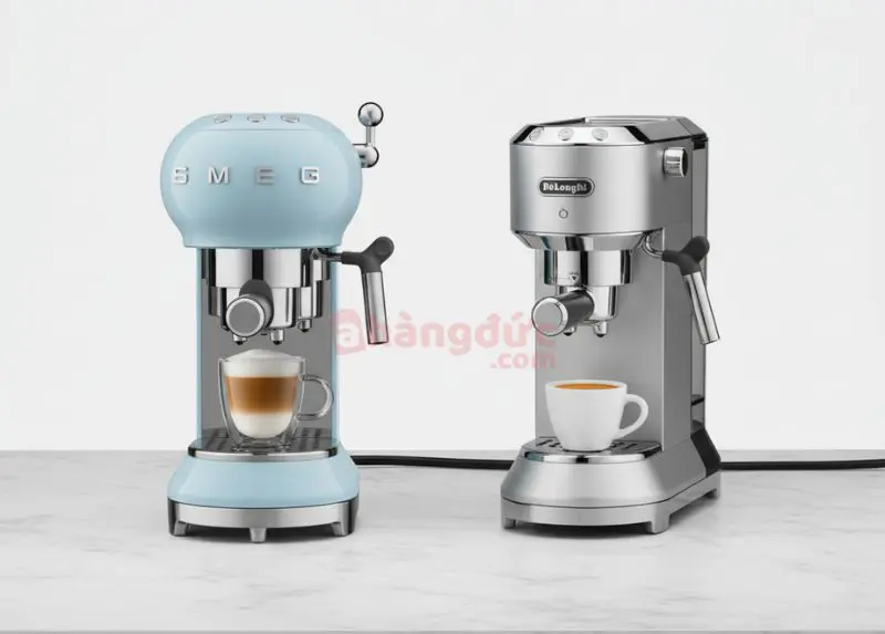 Máy pha cà phê smeg có tốt không? Lời hồi đáp cho siêu phẩm thiết kế từ ý 14 Smeg vs. De'Longhi: Lựa chọn giữa phong cách Vespa Ý cổ điển và sự thực dụng của sedan Nhật hiệu quả.