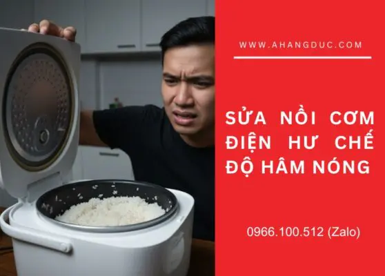 Sửa nồi cơm điện hư chế độ hâm nóng