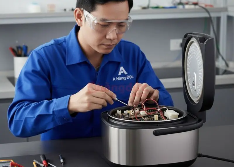 Sửa nồi cơm điện không nóng: Đừng vội vứt đi, đây là cách "cấp cứu" tại nhà! 10 Khi "ca bệnh" phức tạp, hãy để các "bác sĩ" chuyên nghiệp như A Hàng Đức ra tay để đảm bảo an toàn và hiệu quả.