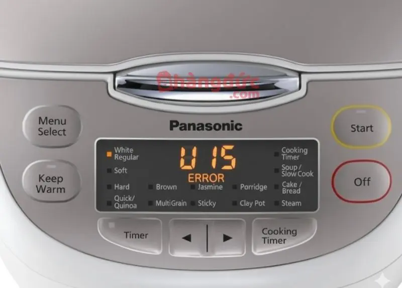 Sửa nồi cơm Panasonic: Bí kíp "bắt bệnh" và sửa chữa từ A-Z ngay tại nhà! 8 Các mã lỗi như U15, H01... chính là "lời kêu cứu" mà chiếc nồi cơm Panasonic muốn gửi đến bạn.