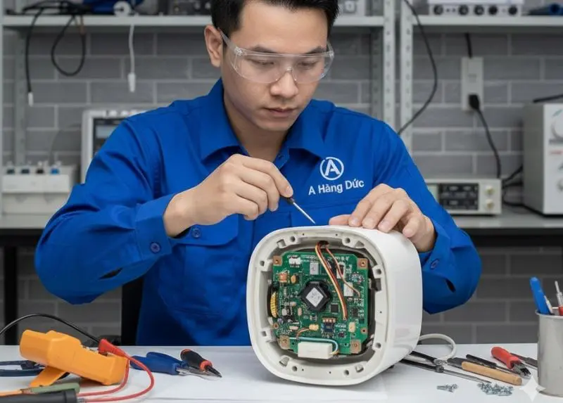 Sửa nồi cơm điện bị khét: Bí kíp giải cứu bữa cơm gia đình khỏi mùi "huyền thoại" 9 Khi vấn đề trở nên phức tạp, hãy để các chuyên gia từ A Hàng Đức xử lý để đảm bảo an toàn và hiệu quả.