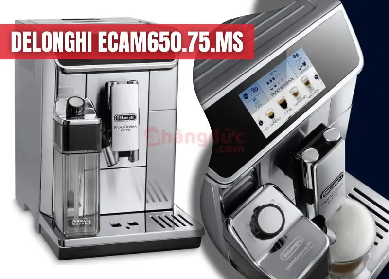 'Quản gia' công nghệ cao Delonghi PrimaDonna Elite - Mọi thức uống trong tầm tay với màn hình cảm ứng TFT.