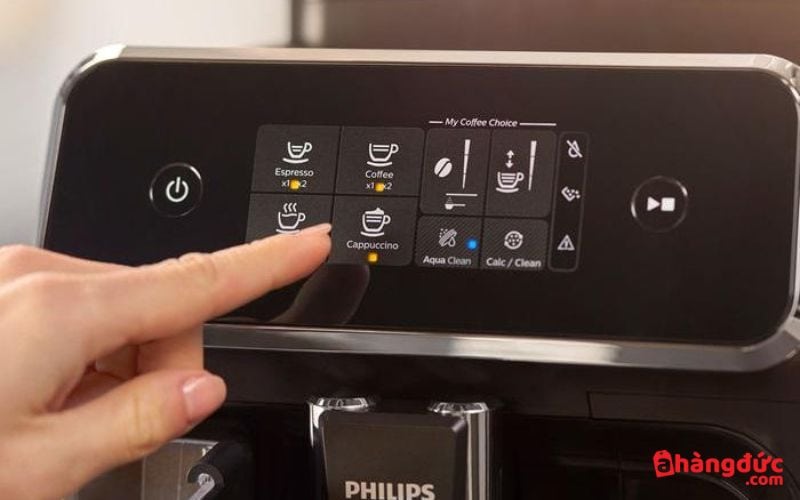Sử dụng máy pha cafe Philips để pha cà phê espresso
