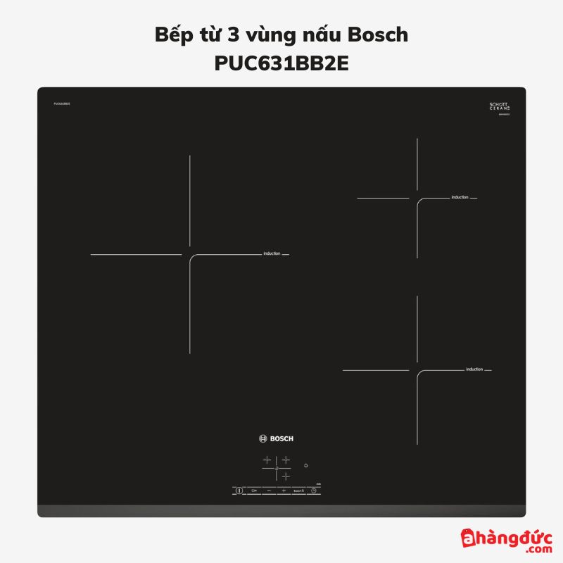 Bếp từ Bosch 3 vùng nấu PUC631BB2E