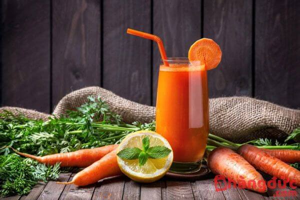 8 cách làm nước ép cà rốt giảm cân, đẹp da bằng máy ép, máy xay sinh tố