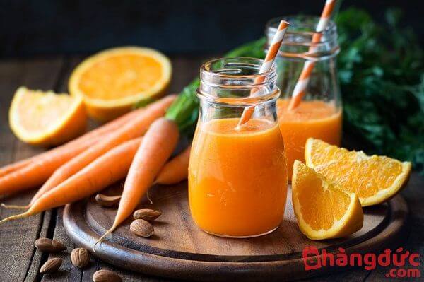 Cách làm nước ép cam cà rốt
