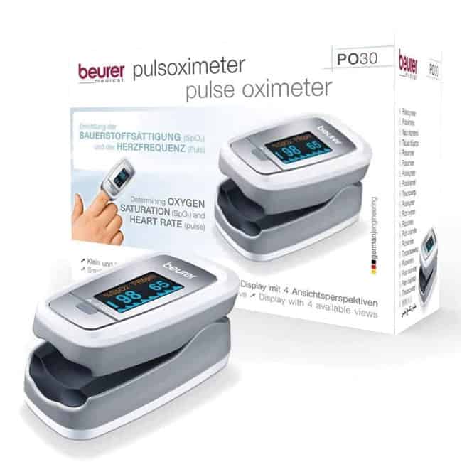Máy đo nồng độ oxy trong máu (SpO2) và nhịp tim Beurer PO3_1
