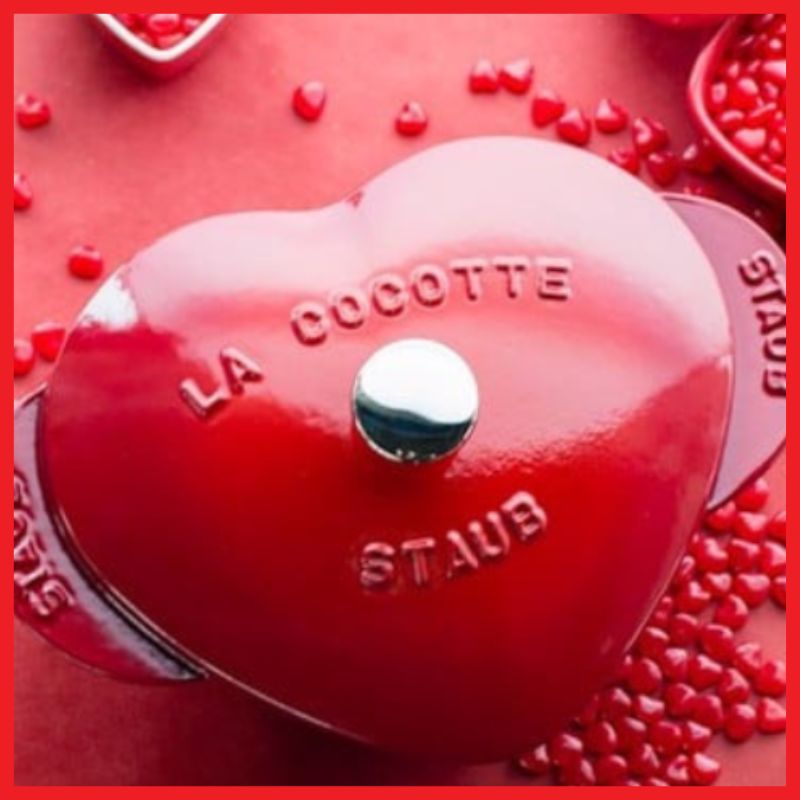 Nồi gang Staub trái tim 20 cm Cocotte