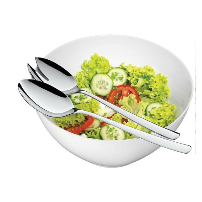 Set Bát Sâu (26cm) + 2 thìa (30cm) Ăn Salat WMF Salatset Bistro-2