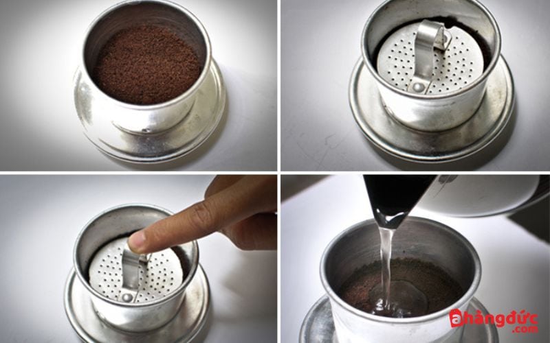 Cách pha cà phê đậm đặc bằng phin