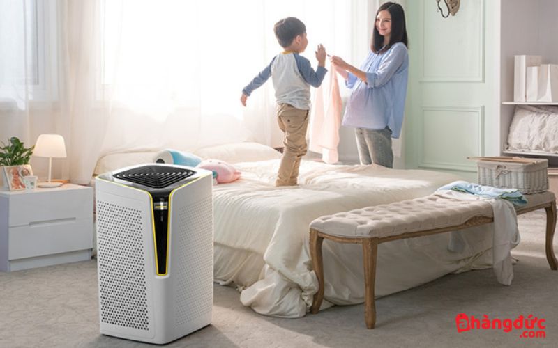 Dùng máy lọc không khí phòng ngủ giúp nâng cao sức khoẻ, hạn chế bệnh tật