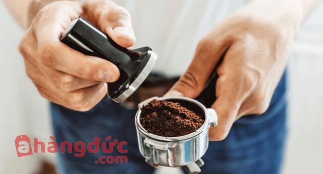 Nén bột cà phê 