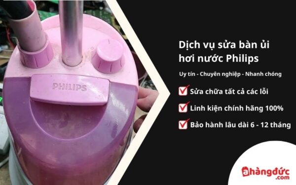 Sửa bàn ủi hơi nước Philips