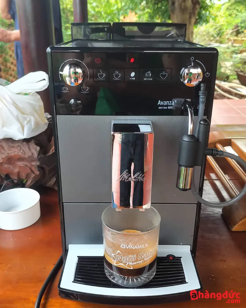 Ảnh thực tế của máy pha cà phê Melitta Avanza Titan