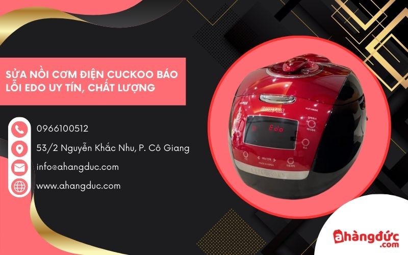 Nồi Cơm Cuckoo Báo Lỗi E01 – Nguyên Nhân, Cách Khắc Phục Hiệu Quả