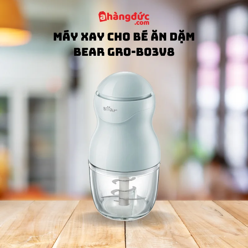 Máy xay thịt mini cho bé ăn dặm Bear GR0-B03V8