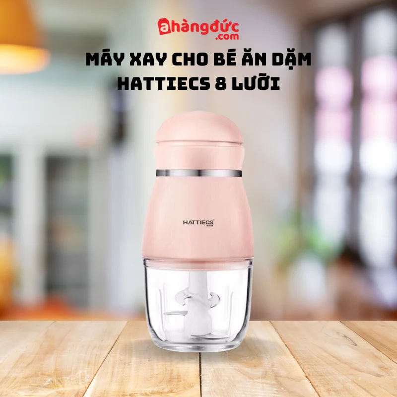 Máy xay thịt cho bé Hattiecs 8 lưỡi