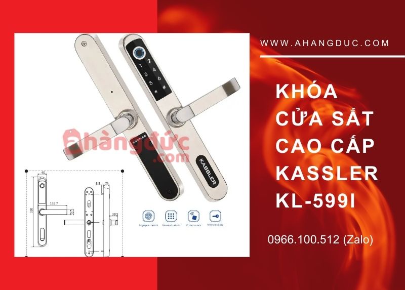 Khóa cửa sắt cao cấp Kassler KL-599I