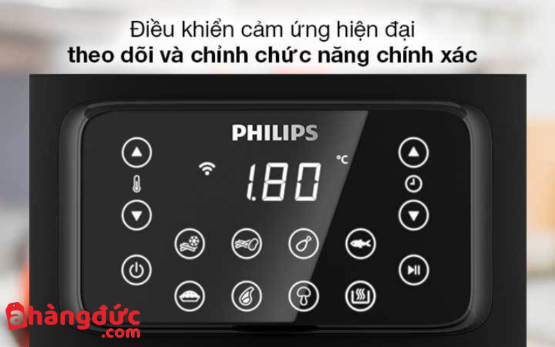 Cách sử dụng nồi chiên không dầu Philips đơn giản, chỉ mất vài phút 5 Chức năng các ký hiệu nồi chiên không dầu Philips