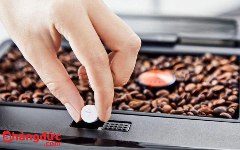 Cách vệ sinh máy pha cà phê Krups bằng viên tẩy SX3000