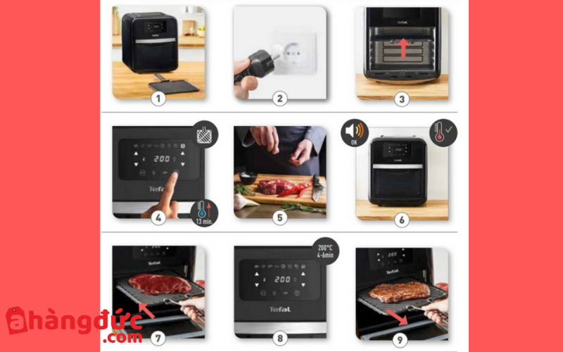 Cách sử dụng nồi chiên không dầu Tefal