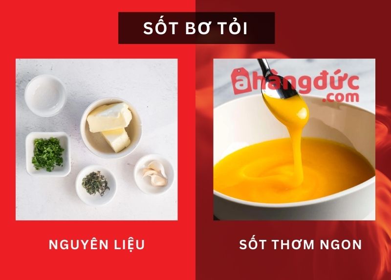 Chuẩn bị làm sốt bơ tỏi