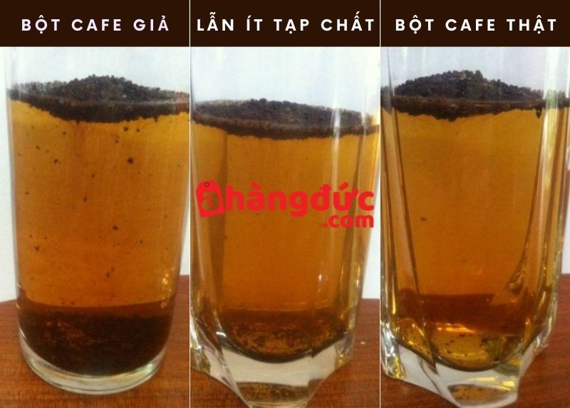 Phân biệt bột cafe dựa trên trọng lượng