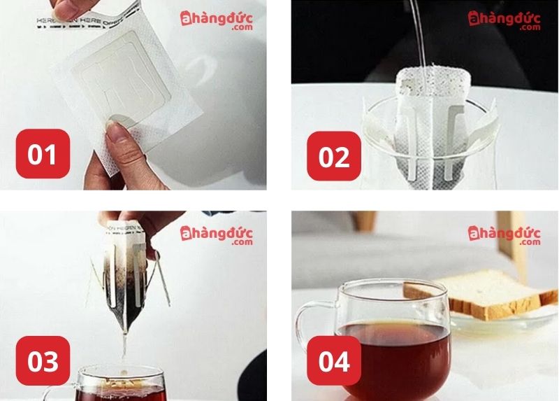 3 Cách pha cà phê bằng túi lọc đúng chuẩn, ngon đúng điệu 13 Cách pha cà phê bằng túi lọc
