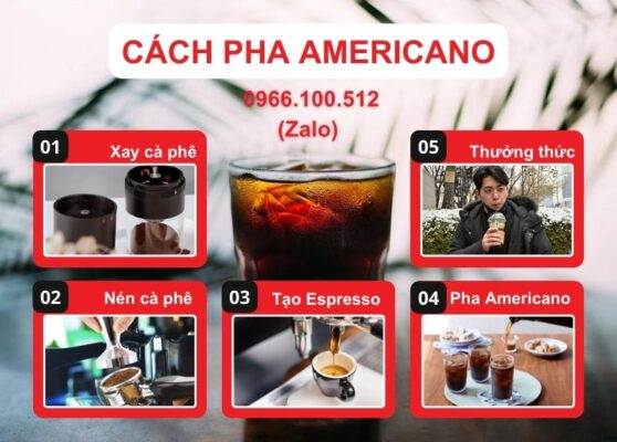 Cách pha cà phê Americano