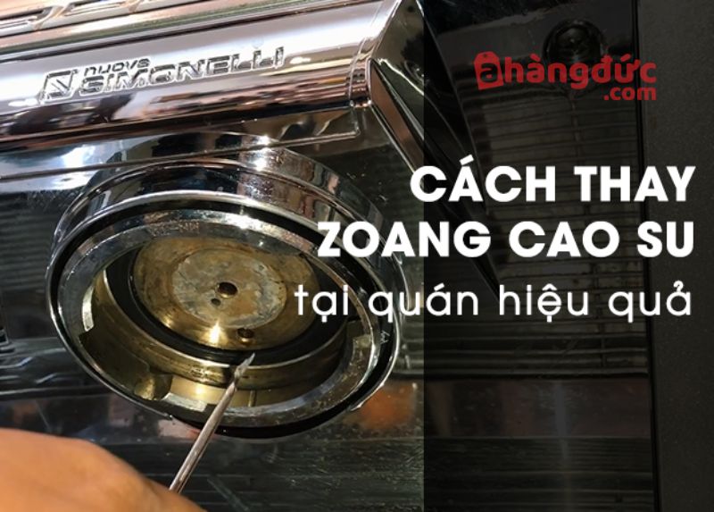 Bã cà phê pha máy bị ướt? Làm thế nào để xử lý dứt điểm 9 Cần thay gioăng cao su khi có hiện tượng rò rỉ