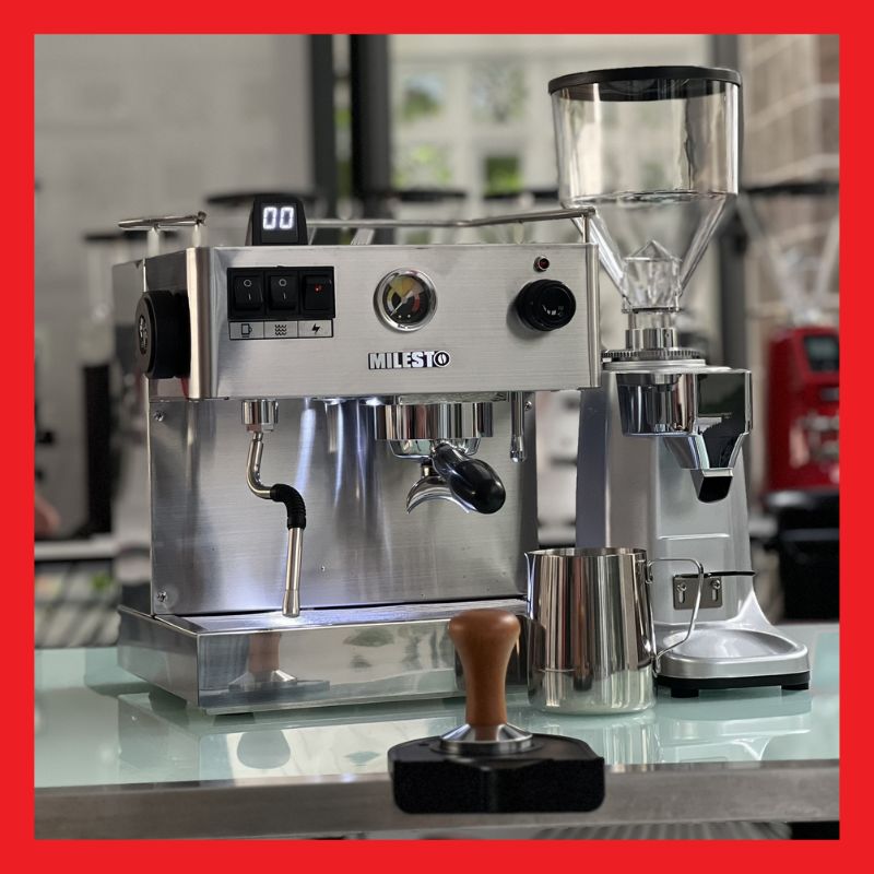 Cận cảnh máy pha cà phê Milesto M19
