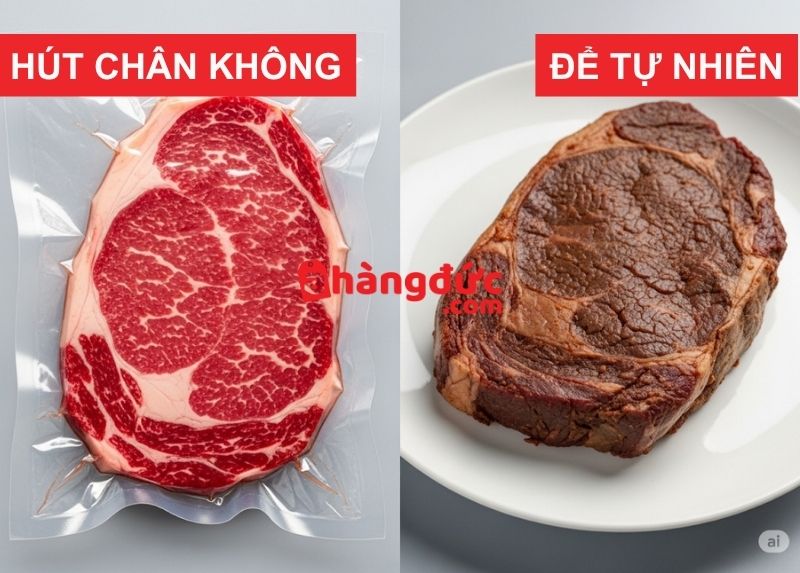 Giữ thực phẩm tươi lâu với máy hút chân không